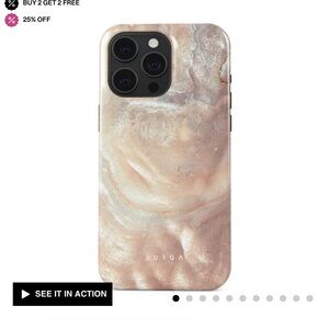 Burga Serene Sunset - Chic iPhone 15 Pro Case